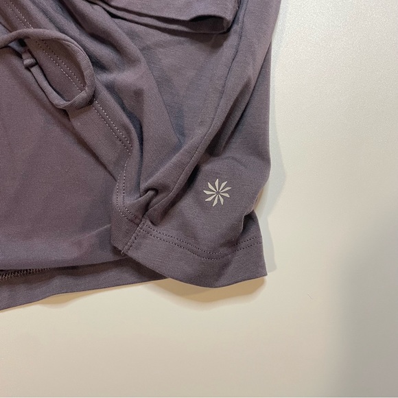 Athleta Crossover Ruched Top Long Sleeve| athletic | workout | - Picture 7 of 15